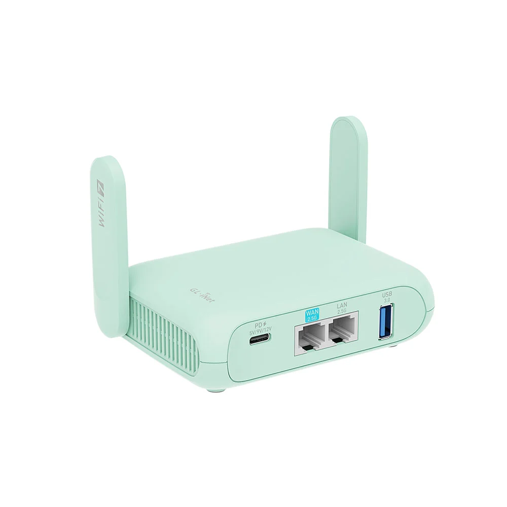 GL.iNet Beryl 7 - side view